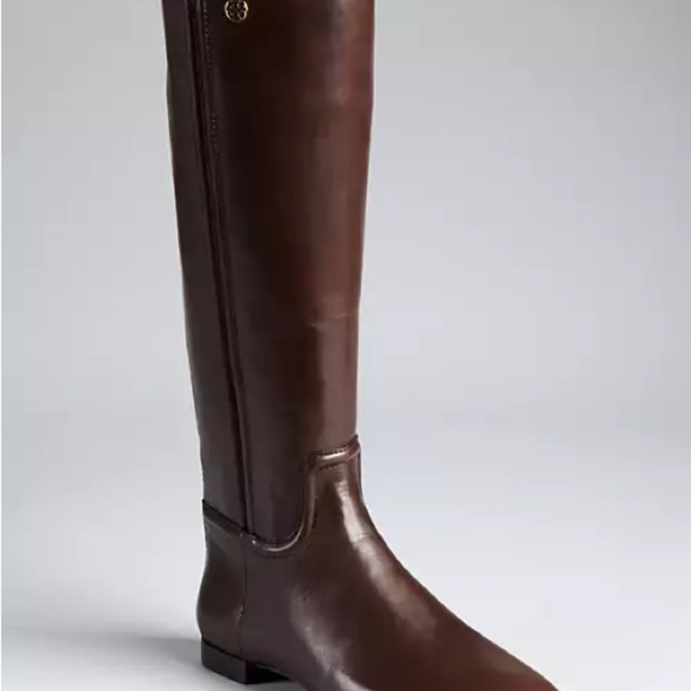 Tory Burch Leather Riding Boots Irene